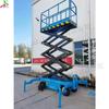 Plataforma elevatória tesoura móvel escada de manutenção para trabalho aéreo carro de escalada elevador de carga elétrico hidráulico equipamento de elevação