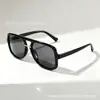 Gafas de sol estilo aviador americanas de montura cuadrada, puente simple individual o doble, unisex, adecuadas para viajes al aire libre y protección solar