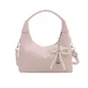 Bolso de Axila Brillante Estilo Coreano en Forma de Media Luna Bolso Pequeño de Mano Nuevo Estilo de Otoño Bolso Cruzado Fresco de Mano