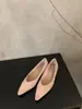 Zapatos planos rojos de punta para mujer estilo Hong Kong, nuevos de verano 2026, mocasines elegantes de gamuza estilo francés