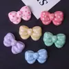 Nuevo Lazo de Puntos Pegamento Crema DIY Funda para Teléfono Accesorios de Resina Pasadores para el Cabello Hechos a Mano Gomas para el Cabello Materiales para Joyería