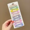Pinza Lateral de Color Caramelo Y2K Estilo Millennial Dopamina para Mujer, Pasador de Verano para Flequillo, Pinza para el Pelo Lateral