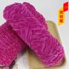 Edelweiss terciopelo dorado chenilla lana edelweiss tejido a mano bufanda de grosor medio muñeca DIY aguja de tejer fabricantes lote