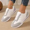 Comercio Exterior Transfronterizo Zapatilla de Deporte para Mujer Zapatos con Cordones Versátiles Zapatos para Mujer Primavera y Otoño 2024 Zapatos Ligeros Suaves y Cómodos para Mujer