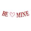 Decoração de Proposta de Casamento Dia dos Namorados da Amazon Guirlanda de Coração para Casamento Faixa 'Be Mine' Faixa Brilhante 'Xo'