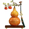 Adornos de Calabaza Baijiafu Caja de Regalo de Esmalte de Alta Gama Decoración de Sala de Estar Estilo Chino Regalo de Inauguración de Casa Nuevo Hogar para Líderes