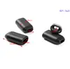 Hebilla de cuerda colgante de plástico negro de protección ambiental, hebilla de plástico para teléfono móvil, accesorios para equipaje, accesorios para reloj colgante