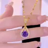 Collar de Acero de Titanio Floral Estilo Coreano Femenino Joker Exquisita Cadena para Clavícula Venta Directa de Fábrica Tendencia Caliente en TikTok Live En stock