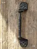 Manija de Puerta Vintage de Hierro Fundido Estilo Europeo para Patio Exterior Jardín Puerta de Madera Puerta de Gabinete Manija Decorativa de Arte de Hierro Pestillo
