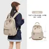 Mochila Transfronteriza para Mujer Gran Capacidad Simple Nueva Casual Versátil Mochila de Viaje Estudiante Clase Viajes Diarios Bolso Escolar