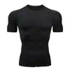 Conjunto de Ropa Deportiva para Fitness Leggings de Compresión de Secado Rápido para Hombre Top de Manga Corta de Verano Shorts de Compresión Base para Correr Entrenamiento Baloncesto