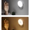 Luz de Noche Inteligente Sensor de Movimiento Moderna Minimalista que se Enciende al Acercarse Alguien, Lámpara de Mesita de Noche con Diseño Magnético