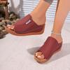 Zapatillas casuales de plataforma para tallas grandes transfronterizas Zapatillas2025 nuevas de color liso simples de moda con punta de pez