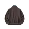 Nanxia Disfraz Nuevo Retro Japonés Patchwork Falso Dos Piezas Chaqueta Ejecutiva Casual Suelta Versátil para Pareja Abrigo