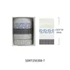 SDRT250308 Série Papel Comum Conjunto de Fitas Washi, Fita de Material Decorativo Padrão Xadrez para Diário T