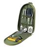 Juego Portátil de Utensilios de Cocina para Exteriores, Bolsa de Almacenamiento de Utensilios de Cocina para Viajes en Coche, Tabla de Cortar y Juego de Cuchillos, Juego Portátil de 7 Piezas para Acampar