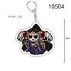 Overlord Ossos Mortos Ao Tian Yalbe Suporte Acrílico Periférico Pingente de Mochila Chaveiro