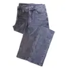Jeans Rectos de Otoño Estilo Europeo, Pantalones de Lujo Ligero, Pantalones Largos Cómodos de Seda Helada de Moda para Hombre, Algodón