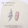Zm Zircón Nuevo Súper Brillante Fondo Plano 1.5X3 Marquisa Pedrería para Uñas Mini Colorida de Forma Irregular para Decoración de Uñas