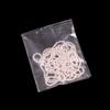 Corrente de metal para nail art transfronteiriça corrente de contas de aço corrente de contas de aço dourada prateada bambu de aço pequeno bola de aço pequena joias para nail art
