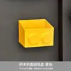 Caja de almacenamiento para refrigerador de bloques de construcción de succión magnética, estante de almacenamiento de cebolla, jengibre, ajo montado en la pared de la cocina, caja de almacenamiento multifuncional sin perforación