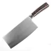 Faca de cozinha em aço inoxidável facão doméstico afiado Faca de corte padrão Damasco 5 cr15 em estoque