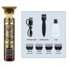 T9 Máquina de Cortar Cabelo Elétrica Aparador de Pelos Elétrico Barbeador Cabeça Raspada Cabelo Penteado para Trás Máquina de Cortar Cabelo Elétrica Aparador de Pelos de Plástico Display Digital Cabeça Plana Sem Escovas