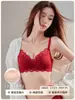 Lencería sexy de encaje para mujeres con poco busto, diseñada para recoger y levantar, prevenir la flacidez y realzar la línea del busto; un conjunto de lencería estilo francés