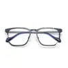Armações de Óculos de Metal Estilo Comércio Exterior com Combinação de Duas Cores, Armações de Óculos Lisas Personalizadas com Lentes de Grau e Bloqueio de Luz Azul 26179
