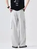 Maple House Roupas Masculinas / Coleção Nova Primavera 2026: Calça Casual Leve de Trabalho Estilo Japonês, Versátil, Caimento Solto, Perna Curva