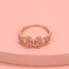 Anillo Abierto de Mariposa Dinámico de Gama Alta Versátil de Lujo de Nicho para Mujer, Anillo de Dedo Índice de Mariposa de Diseño de Moda Personalizado al por Mayor
