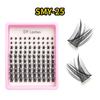 DIY Cílios Postiços Segmentados Cabelo Cruzado Europa e América Amazon Temu Xiyin Comércio Exterior Fábrica Pingdu Atacado