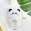 Colgante de Felpa de Dibujos Animados Lindo Oso Panda Conejo Broche de Animal Accesorios de Decoración para Bufanda Ropa Piezas DIY Fabricante