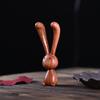 Rascador Nasal Creativo de Sándalo Verde y Palo de Rosa, Palo de Masaje Pequeño Conejo de Tuya, Levantamiento de Mandíbula, Presión de Puntos de Acupuntura, Regalo