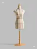 Maniquí Miniatura para Enseñanza y Corte 3D, Modelo de Soporte para Diseño de Ropa de Muñeca Femenina Escala 1/2 y 1/4 Mini B