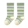 Calcetines para bebé, nuevo modelo de otoño, algodón de grado A, diseño de animales de dibujos animados, sin costuras, ajuste holgado, no restrictivos, transpirables, calcetines para la pantorrilla de niños pequeños