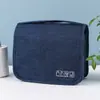 Bolsa de Cosméticos Portátil para Viagem Grande Capacidade Simples Multifuncional à Prova d'Água para Viagem Bolsa de Higiene Pessoal