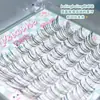 Cílios Postiços de Strass Transparentes e Brilhantes Sem Cola, Densos e Volumosos, Adequados para o Festival de Música Brilhante, Leves e Macios