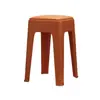 Cadeiras de Plástico Bancos Empilháveis Bancos Quadrados Macios para Adultos Bancos de Lazer Mesas e Cadeiras de Sala de Jantar Bancos para Restaurantes Atacado