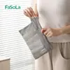 Bolsa de Tocador Portátil Fasola para Hombres y Mujeres, Bolsa de Malla Transpirable para Exteriores, Bolsa Especial para Cosméticos para Viajes de Negocios, Bolsa de Malla