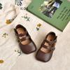 Sapatos de Bebê Primavera 2025 Solado Macio para Bebê Couro Macio Sapatos de Princesa Sapatos de Menina para Primavera e Outono Sapatos de Camada Única para Crianças Pequenas Sapatos para Crianças Pequenas