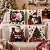 Estilo Navideño Impresión Digital Funda Decorativa para Cojín de Sala de Estar Amazon Funda para Cojín Navideño Funda para Cojín de Sofá Fabricante