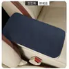 2026 Nuevo Gorro de Dibujos Animados Oso Suede Caja de Apoyabrazos Esterilla Martha Naranja Esterilla de Caja de Apoyabrazos
