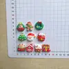 Transfronteiriço Novo Criativo Natal Resina Acessórios Feito à Mão DIY Cola Creme Grampos de Cabelo de Menina Chaveiro Tamancos
