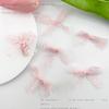 Novos acessórios de arte de unha de organza de renda pura, acessórios de arte de unha de laço francês de alta qualidade, atacado misto