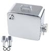 Tanque de agua de aleación de aluminio universal para modificación de coche, gran capacidad de 5 l, tanque de agua auxiliar, hervidor de refrigeración, cubierta de expansión para tanque de agua