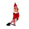 Boneco de Elfo de Natal Popular da Amazon com Pernas Longas, Decoração Festiva, Cabeça de Vinil, Enfeites de Estante para Menino e Menina