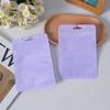 Bolsa autosellante de color macarrón estilo Ins, bolsa de plástico transparente gruesa, portatarjetas, pegatina, bolsa para guardar joyas