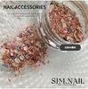 Material para Uñas Arte de Uñas Estilo Retro Sudeste Asiático Nanyang Joyería para Uñas Piezas de Roca Lentejuelas Mixtas Brillo Decoración de Uñas