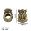 Bolsa de la Suerte Bronce Retro Desgastado Estilo Étnico Cuentas Espaciadoras Ruyi Hilo de Cuentas Accesorios Pulseras DIY Collares Cuentas Sueltas Mayoreo